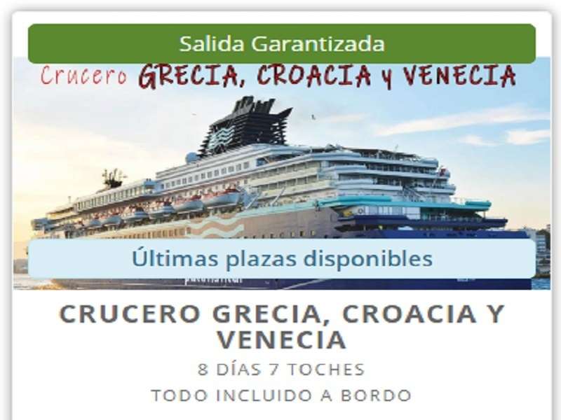 Crucero Venecia, Croacia y Grecia